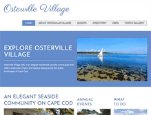 Tablet Screenshot of ostervillevillage.com